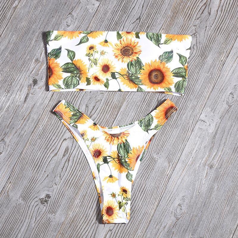 Sunflower Print Bikini (Free Shipping) – Sunwise Swimwear